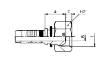 Bild på Nippel inv. R-gänga 3/8"-3/8"