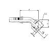 Bild på Nippel 45 R BSP-O 1/4"-1/4"