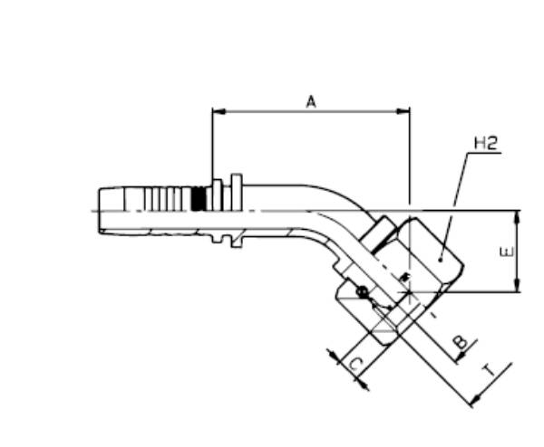 Bild på Nippel 45 R BSP-O 3/8"-3/8"