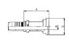 Bild på Nipp Rak F 3000 1 1/2"-1 1/2"