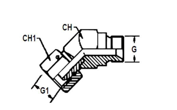 Bild på Adapter 45 R- 1 1/4"