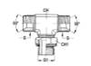 Bild på T-adapter stb BSP 1/2"-3/8"