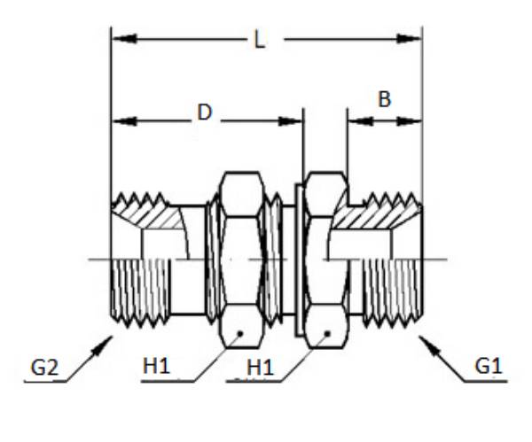 Bild på Adapter UF/UF Skottgen. 1/8"