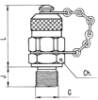 Bild på Mätnippel 1/8" BSP/Form B