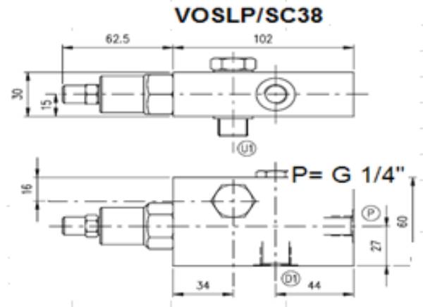 Bild på E övercent.vent VOSLP/SC/RO-38
