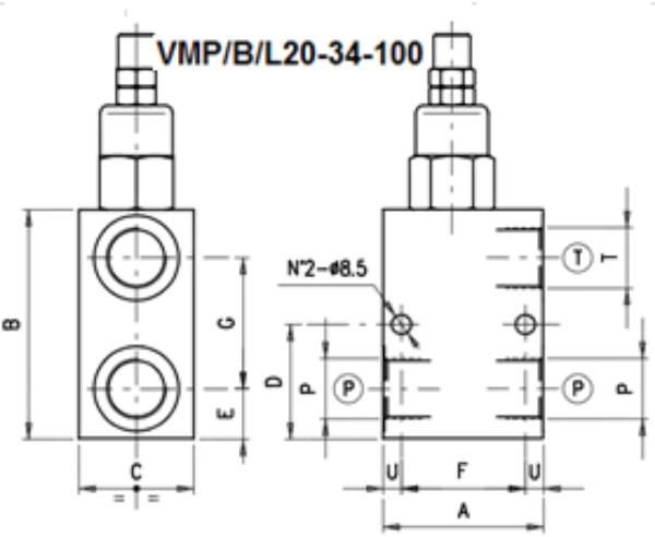 Bild på Tryckb.vent. VMP-B-L20-34