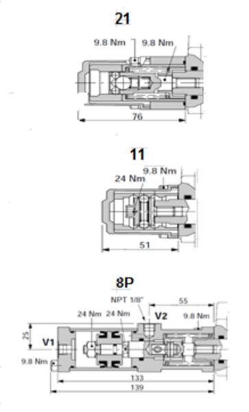 Bild på SD11/16 pneum.styr. 8P