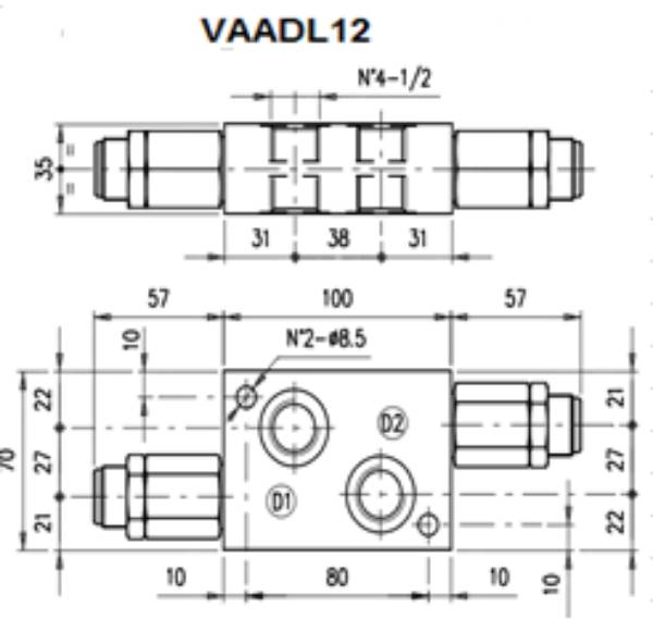 Bild på Cross-over.VADDL-12/TR.S/AC