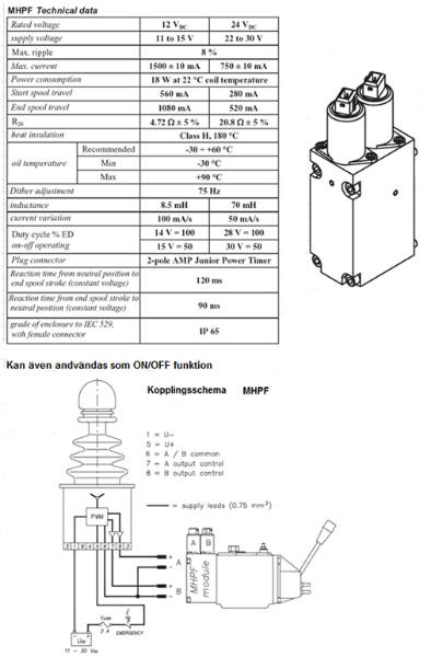 Bild på HPV41 Prop slidkont on-off 12V