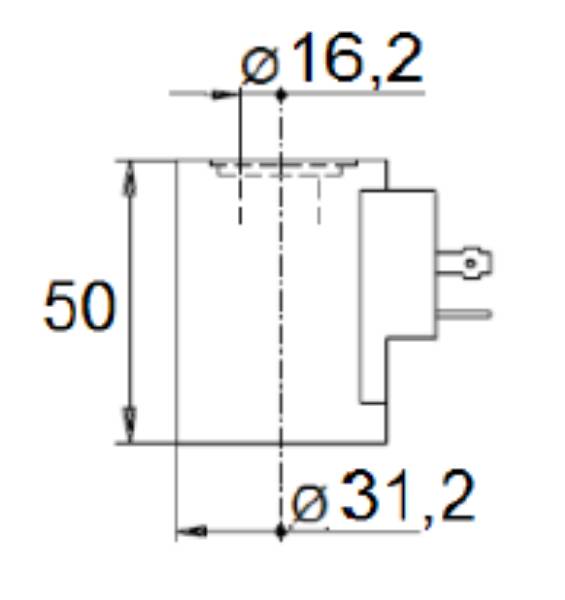 Bild på Magnetspole Hydac ES-1082-10 12 VDC DIN43650 – ISO4400