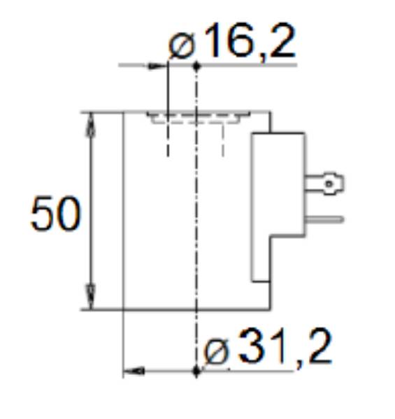 Bild på Magnetspole 12 V DC 6 ohm