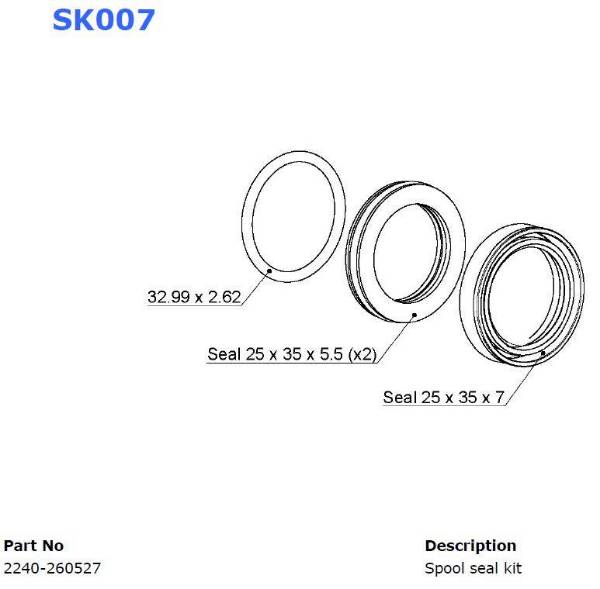 Bild på RM270/RM250/RM260 Slidtätn.kit